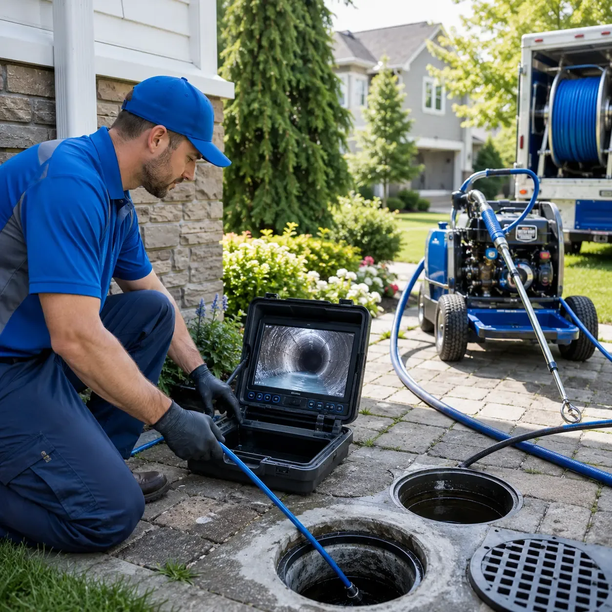 Outdoor drain cleaning professionals serving New Richland, MN